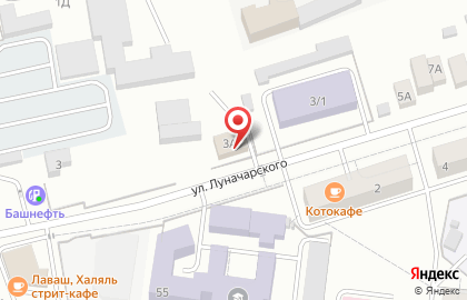 Прокуратура г. Октябрьский на улице Луначарского на карте