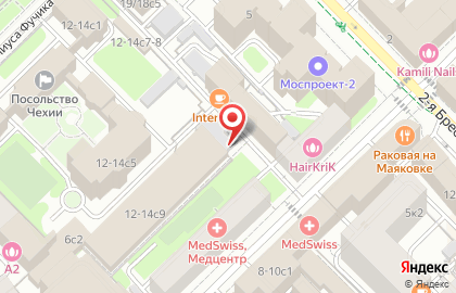 Посольство Чешской Республики в г. Москве на улице Юлиуса Фучика на карте