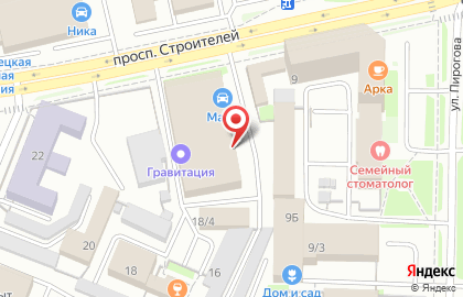 Торгово-сервисный центр Механик на проспекте Строителей на карте