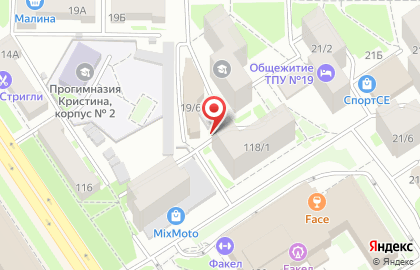 База отдыха Лукоморье в Томске на карте