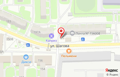 Цветочный салон Клевер в Костроме на карте