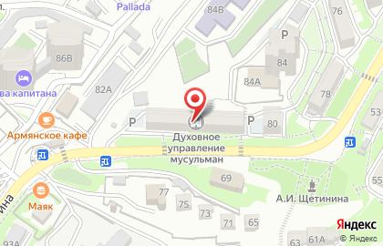 Маяк, автопрокат на карте