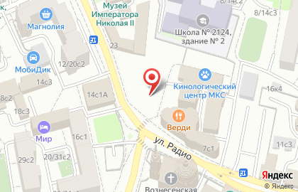 Автостоянка, МГСА, Центральный административный округ в Токмаковом переулке на карте