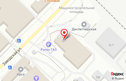 Булочная Bekker на Заводской улице на карте