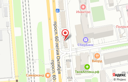 Фирменный салон МТС в Железнодорожном районе на карте