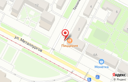 Пиццерия в Екатеринбурге на карте