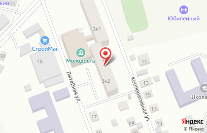 Общежитие в Новосибирске на карте