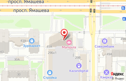 Частное охранное предприятие Амулет в Ново-Савиновском районе на карте