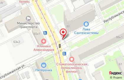 Указатель системы городского ориентирования №5818 по ул.Ошарская, д.80 р на карте