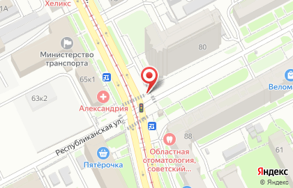 Указатель системы городского ориентирования №5818 по ул.Ошарская, д.80 р на карте