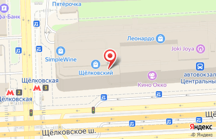 Евросеть на Щёлковской (ул Уральская) на карте