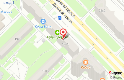 Магазин разливного пива ГлавПиво на проспекте Ветеранов на карте