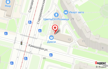 Супермаркет Магнит на Камышовой улице на карте