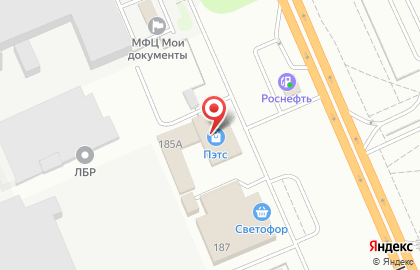 Магазин строительно-отделочных материалов Строймаркет в Дзержинском районе на карте