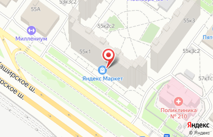 Салон Сфера красоты в Москворечье-Сабурово на карте