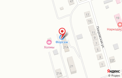 Автосервис Форсаж в Светлом переулке на карте