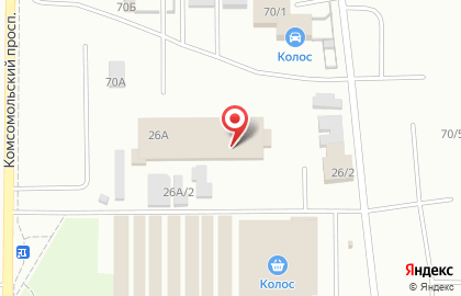 Магазин Кузбассфлора-садовый центр в Кемерово на карте