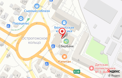 Киоск по продаже фруктов и овощей в Воронеже на карте