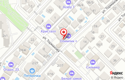 Столовая Семья в Лазаревском районе на карте
