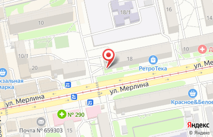 Ювелирная мастерская Диадема на улице Петра Мерлина на карте