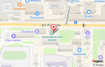 Историко-краеведческий музей во Владивостоке на карте