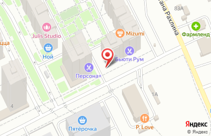 Мини-маркет в Советском районе на карте