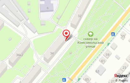 Салон красоты Алиса на Комсомольской на карте