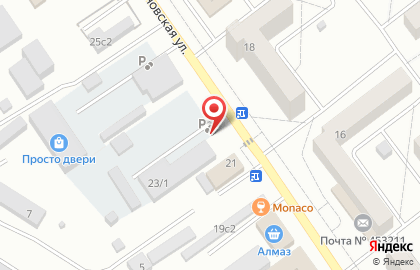 Автостоянка в Уфе на карте