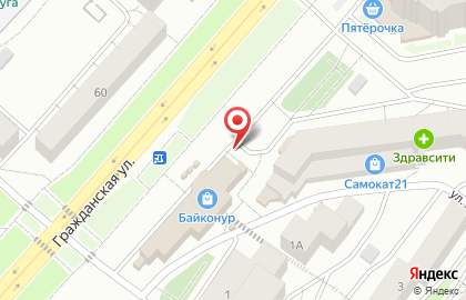 Агентство недвижимости Округ на улице Академика Королёва на карте