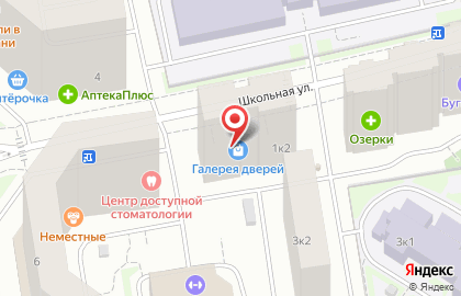 Компания Галерея Дверей в Пушкинском районе на карте