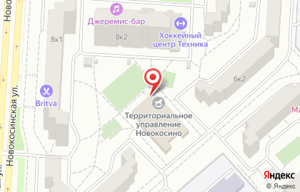 Родник, досуга и спорта на Новокосинской улице на карте
