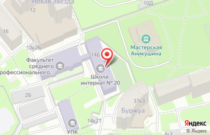 Школа-интернат №20 Петроградского района на карте