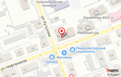 Отдел полиции №1 на улице Кутузова на карте