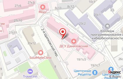 # 11 Больница в 1-м Щипковском переулке на карте