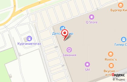 Банкомат Авангард в Кургане на карте