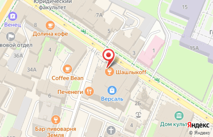 Магазин косметики и бытовой химии Магнит Косметик на Дворцовой улице на карте