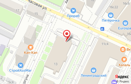 Ресторан быстрого питания KFC в районе Аэропорт на карте