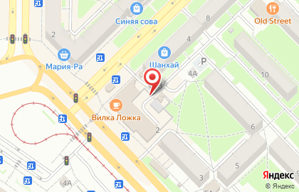 Киоск по продаже бытовой химии в Центральном районе на карте