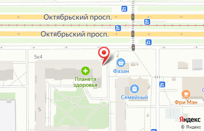 Сервисный центр ServiceNT на Октябрьском проспекте на карте