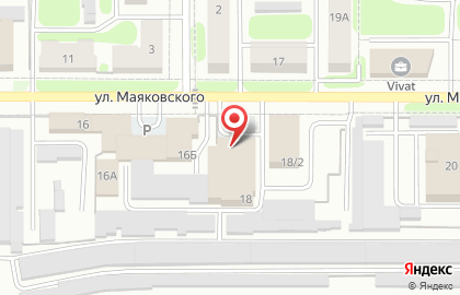 Магазин мебели Комфорт мебель на улице Маяковского на карте