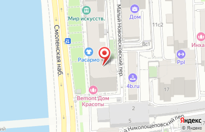Отделка балконов метро Смоленская на Смоленской площади на карте