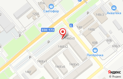 Продовольственный магазин Агрокомплекс Выселковский на улице Ярославского на карте