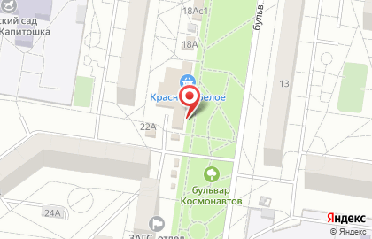 Магазин разливного пива Лето на бульваре Космонавтов на карте