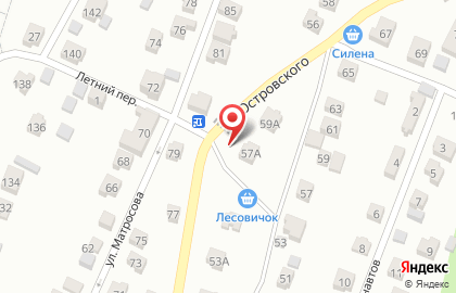 Лесовичок на улице Островского на карте