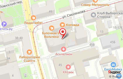 Сампо в Выборгском районе на карте