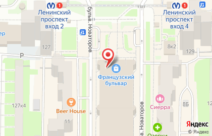 Салон продаж МТС на Ленинском проспекте на карте
