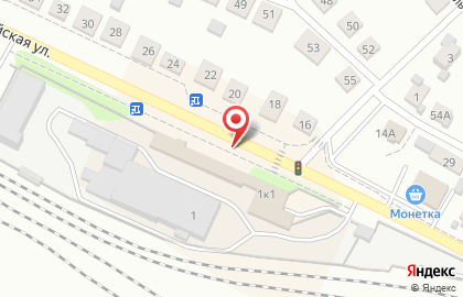Ангар на Первомайской улице на карте
