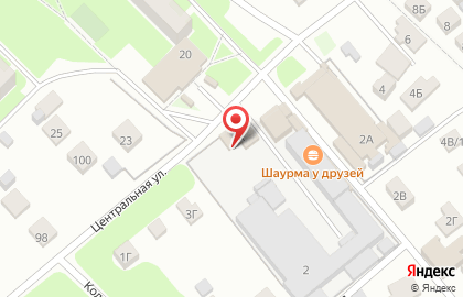 Магазины разливного пива Живое пиво на Центральной улице на карте