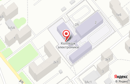 Рязанский колледж электроники на улице Бирюзова на карте