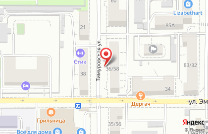 Мастер-Универсал на Тимуровской улице на карте